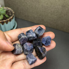 9Pcs Natural Blue Corundum Ruby Crystal Rough original Mineral Specimens A2429 picture
