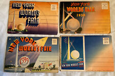 Vintage 1939-1940 New York World's Fair Fold-Out Views Lot of 4 picture