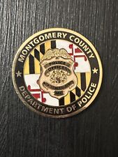 Montgomery County MD Police Challenge Coin picture