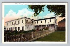 Monterey CA-California, Robert Louis Stevenson's House Souvenir Vintage Postcard picture