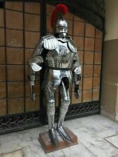 Rare Medieval Knight Suit Of Armor Gothic Full Body Armour Stand Halloween show picture