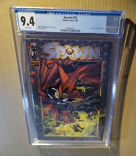 Spawn #50 CGC 9.4 Graded  Image Comics 1996 White Pages Spawn #1 Cover Homage picture