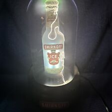 AWESOME SMIRNOFF ICE LIGHT UP BOTTLE PLASMA SIGN LAMP 2 picture