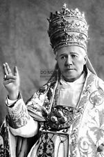 POPE ST PIUS X HEAD OF CATHOLIC CHURCH AND VATICAN STATE B&W 4X6 PHOTO POSTCARD picture