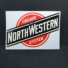 CHICAGO & NORTHWESTERN SYSTEM Vintage Style DECAL / Vinyl Railroad Sticker picture