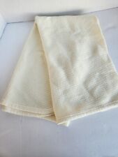 Vintage 80 90 Baby Gap Receiving Blanket Security Pastel Yellow Cotton Waffle picture