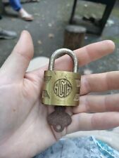 Vintage ACME Brass Lock Padlock 2 Keys  picture