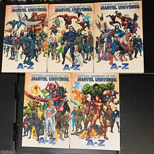 Marvel Comics The Official Handbook of the Marvel Universe A to Z Lot Set 1-5 picture