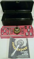 Vintage Creative Tool Easydriver Ratchet Power Ball Tool System with Case picture