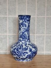 Large Blue White Large Porcelain Vase Antique English Losol Ware Cavendish picture