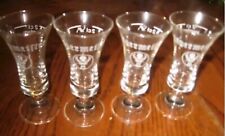Set of 4 Jagermeister Footed Stemmed Shot Cordial Glasses Stag Logo * 2 Cl *EUC picture
