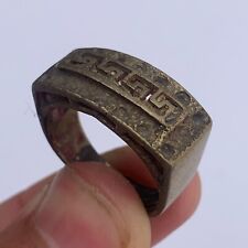 EXTREMELY ANCIENT ANTIQUE BRONZE ANTIQUE ROMAN RING ARTIFACT AUTHENTIC VERY RARE picture