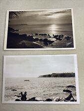 Dakar vintage postcard Viale Rare Dwr Africa RPPC Real Photo Beach picture
