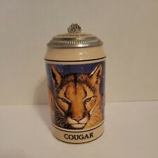 Budweiser National Wildlife Fed. Endangered Species Stein Cougar Brazil, 1994 picture