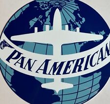 Pan American Airlines Vintage Style Metal Heavy Steel Quality Sign picture