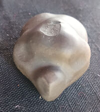Pre-Columbian Taino Anthropic Brown Carved Stone TURTLE Cemi Effigy picture