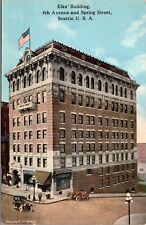 Postcard Elks Building 4th Avenue and Spring Street in Seattle, Washington picture