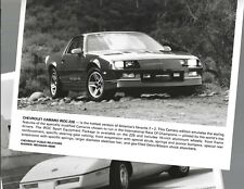 1986 Chevrolet Press Kit picture