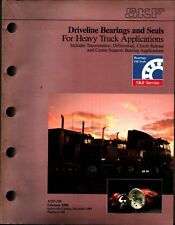 Vintage 1990 SKF driveline BEARINGS AND SEALS Catalog picture