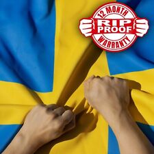 Anley Rip-Proof Double Sided 3-Ply Sweden Flag 3x5 Foot  Swedish National Flags picture