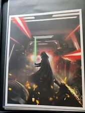 Star Wars The Mandalorian Savior #103/375 Giclee Print Poster Andy Fairhurst picture