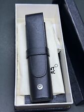 [Excellent+] MONTBLANC Westside 1Pen Pouch 114700 Calf Leather with BOX picture
