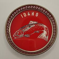 VTG SOUVENIR Idaho Salmon ASHTRAY Red picture