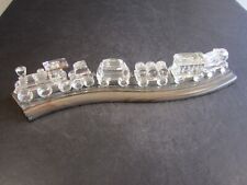 Beautiful Swarovski Crystal Locomotion 7 Piece Train Set/Signed On Each Crystal picture