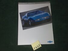 MINT GM CHEVROLET 1986 Corvette Original dealer Sales Brochure ~ #1225 picture