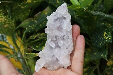 160 gm Find White Samadhi Quartz Crystal Cluster Mineral Specimen Healing picture