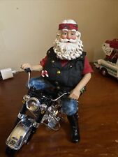 Clothtiques Possible Dreams Holiday Thunder Santa Claus Motorcycle picture