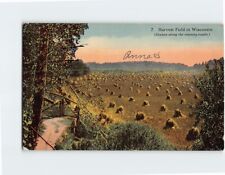Postcard Harvest Field in Wisconsin USA picture