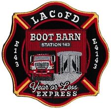 LA County Station 143 Boot Barn Year or Less Express NEW Fire Patch  picture