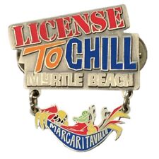 Jimmy Buffett’s Margaritaville Myrtle Beach License to Chill Parrot Souvenir Pin picture