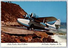 Airplane Postcard Air Catalina Airlines Amphibian Air Taxi Grumman Goose BN1 picture