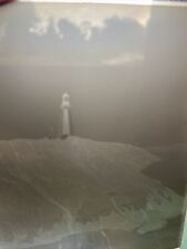 Lighthouse 1908 Photo Negative Slide Glass Yarmouth Nova Scotia picture
