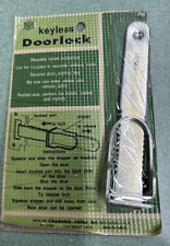 Vintage Keyless Door Lock Chadwick Miller 14369 Travel Protection picture