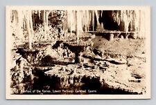 RPPC Fountain of Fairies Carlsbad Cavern New Mexico, 1948 Vintage Real Photo M1 picture