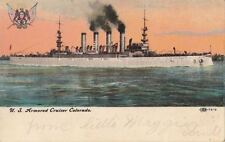 Postcard Ship US Armored Cruiser Colorado picture