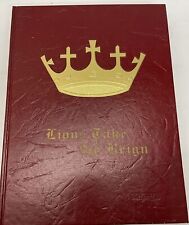 Lions Take the Reign Westminster High School 1982 Citadel Yearbook Vol. 23 HC picture