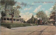 Postcard Summer Street Looking East Fitchburg MA 1911 picture