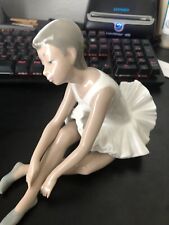 NAO BY LLADRO BALLERINA STRETCHING PORCELAIN FIGURINE # 0151 MINT picture