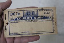 Vintage 1920s Ice Coupon Book picture