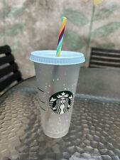 Starbucks 2020 Confetti Color Changing Cup with Rainbow Straw picture