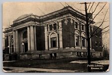 Public Library Kewanee Illinois IL 1908 Postcard picture
