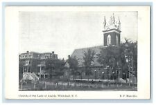 c1905 Church of Our Lady of Angels Whitehall New York NY Postcard picture