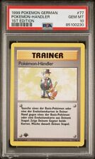 1999 Pokemon GERMAN 1st Edition Base Set Pokemon Dealer Trader 77/102 PSA 10 picture