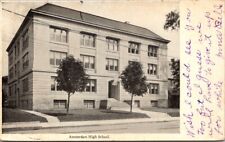 Amsterdam High School. No Location. 1907 Tribeshill, NY Postmark. Scarce. M. picture