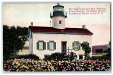 c1910 The Lighthouse and Mrs. Williams Santa Barbara California CA Postcard picture