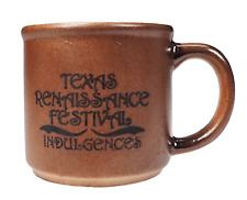 TRF TX Texas Renaissance Festival Small Indulgences Coffee Cup Mug Ren Fest picture
